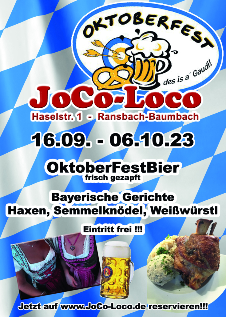 Oktoberfest 2023 im JoCo-Loco