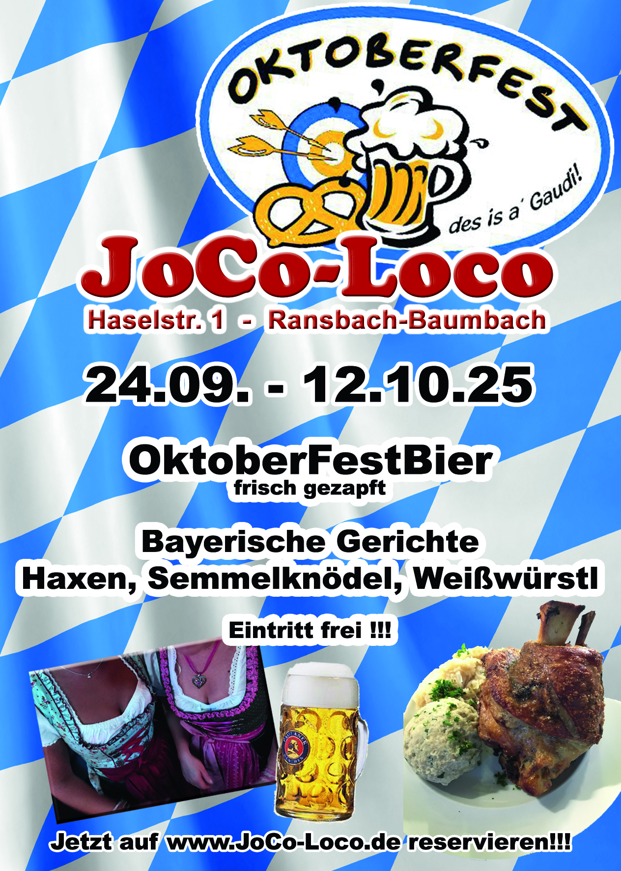 Oktoberfest 2025 im JoCo-Loco
